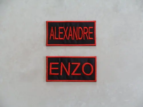 Patch Bordado Termocolante Tag - Nome -