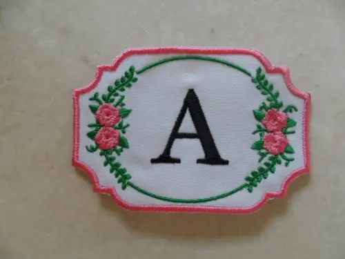 Patch Bordado Termocolante Tag Monograma I
