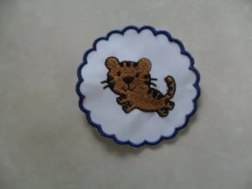 Patch Bordado Termocolante Tag Tigre