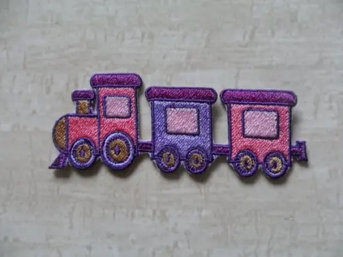 Patch Bordado Termocolante Trem