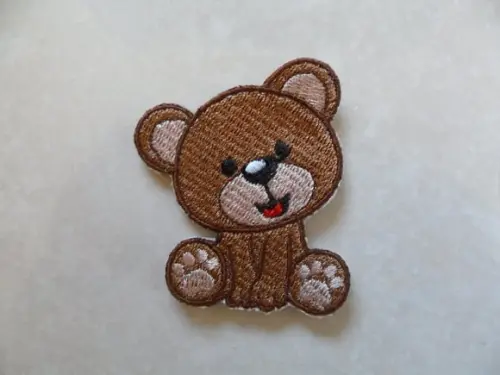 Patch Bordado Termocolante Urso Ii