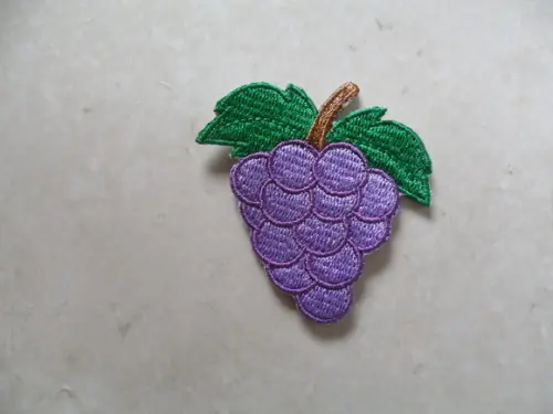 Patch Bordado Termocolante Uva