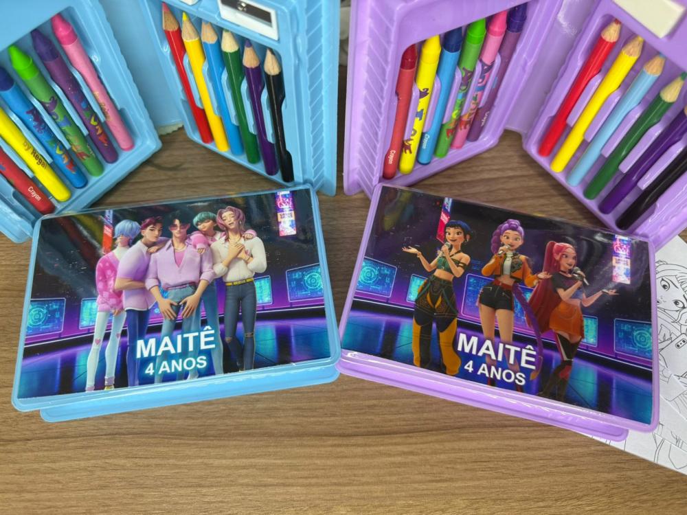 Estojo de Pintura 20 Peças Guerreiras K Pop