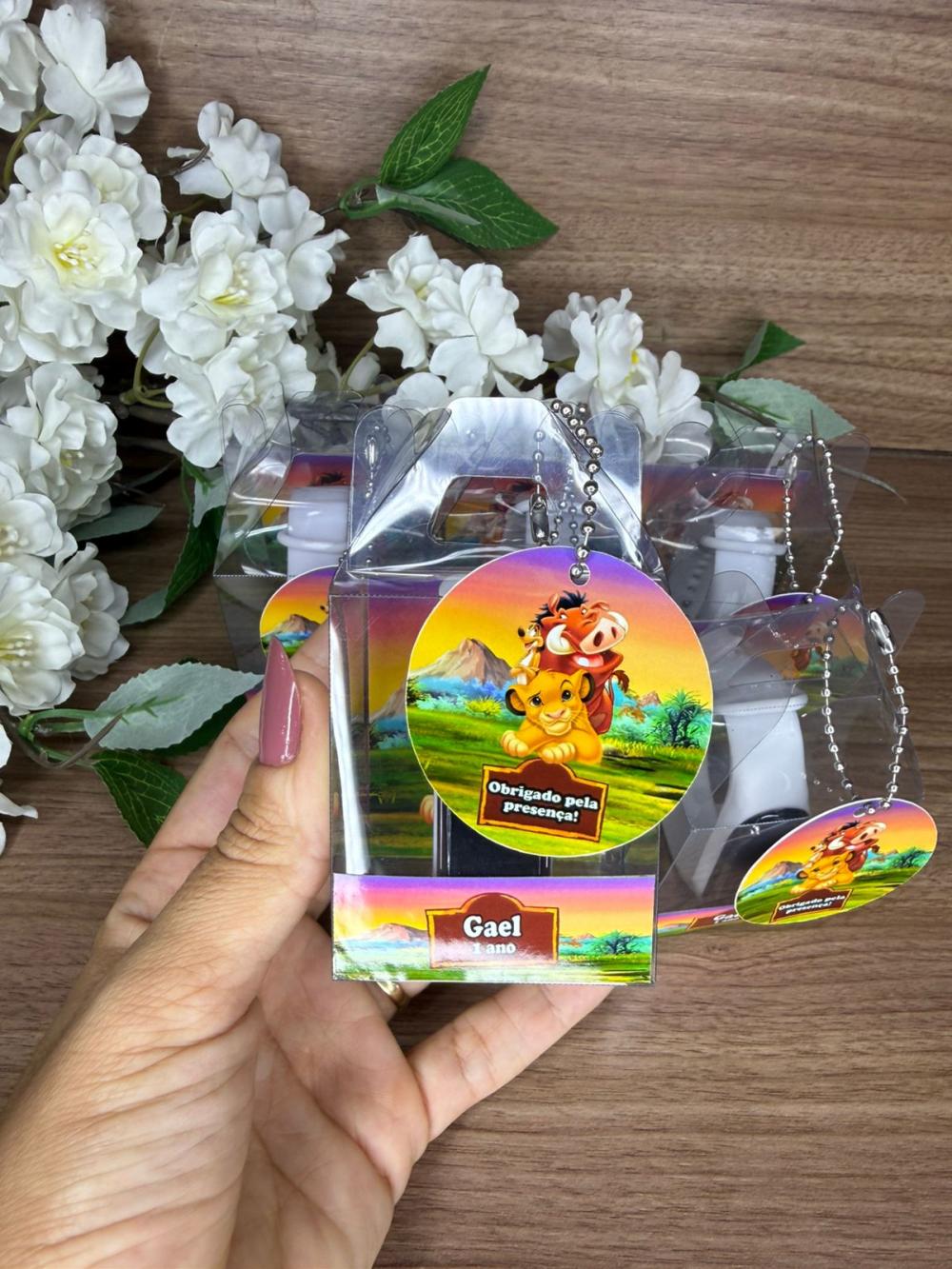 Relógio Digital Infantil com Caixinha Personalizada Rei Leão