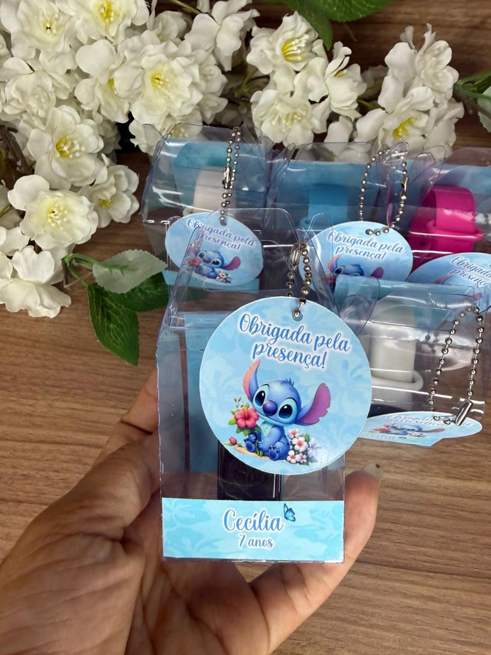Relógio Digital Infantil com Caixinha Personalizada Stitch
