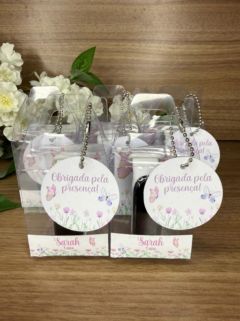 Relógio Digital Infantil com Caixinha Personalizada Borboletas