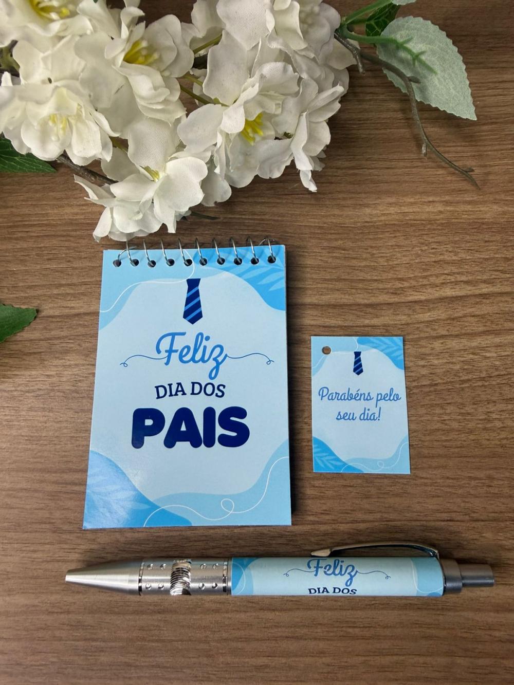 Bloquinho Personalizado com Caneta Dia dos Pais