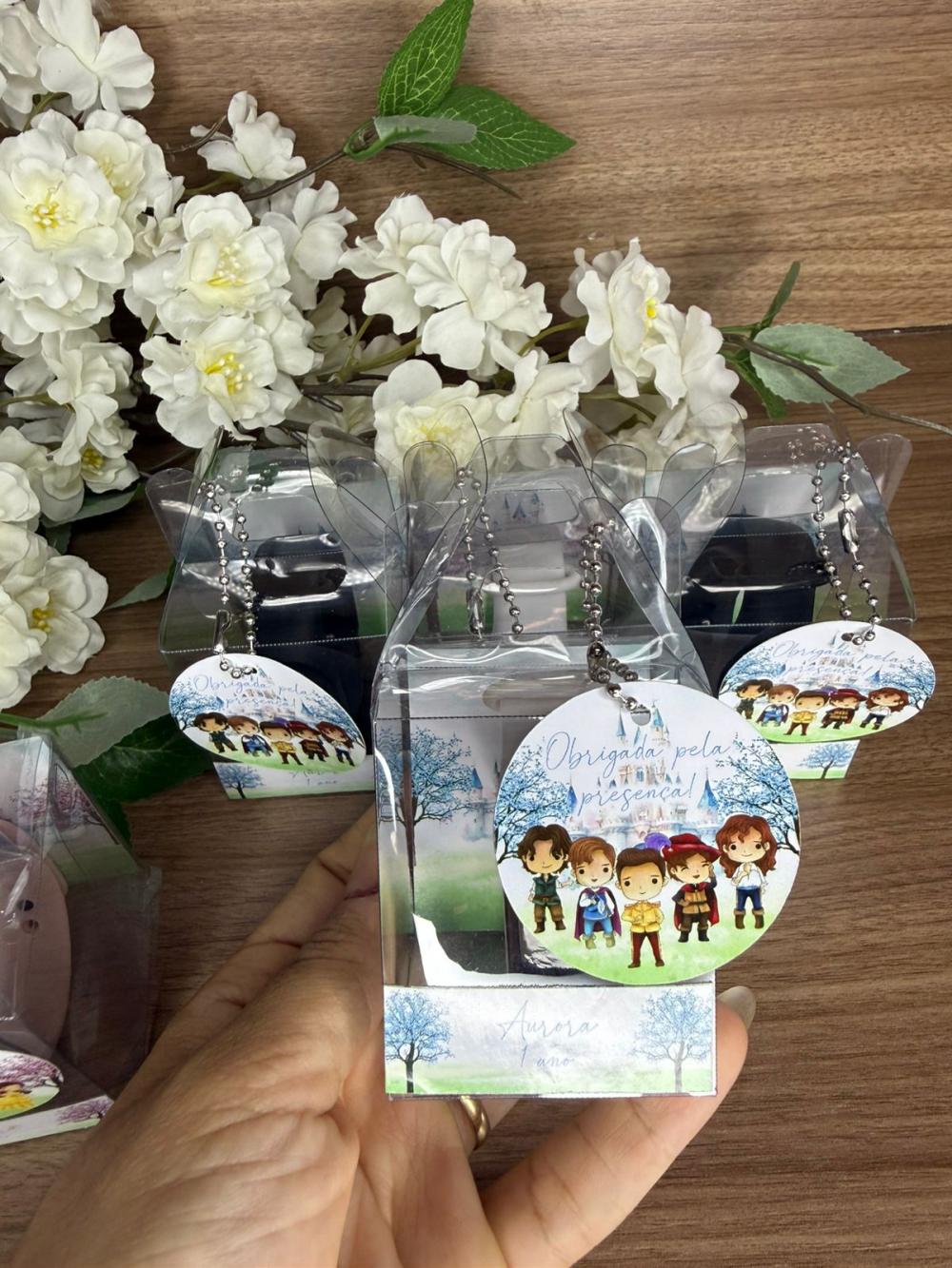 Relógio Digital Infantil com Caixinha Personalizada Príncipes e