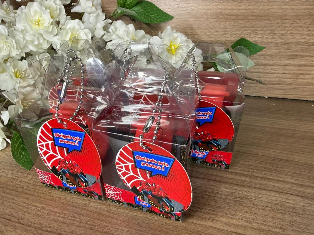 Relógio Digital Infantil com Caixinha Personalizada Homem Aranha