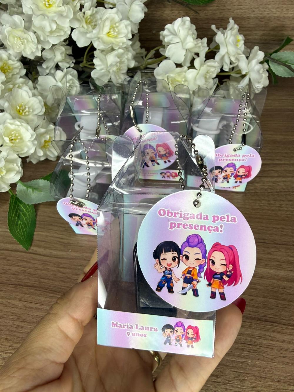 Relógio Digital Infantil com Caixinha Personalizada Guerreiras d