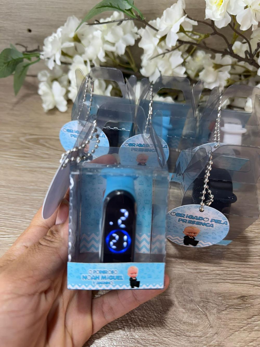 Relógio Digital Infantil com Caixinha Personalizada Poderoso Che