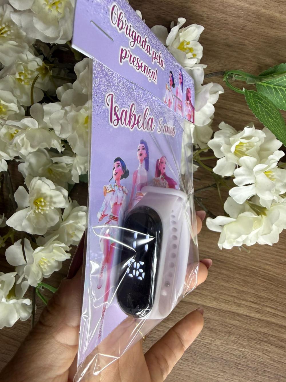 Relógio Digital Infantil Personalizado Guerreiras do Kpop