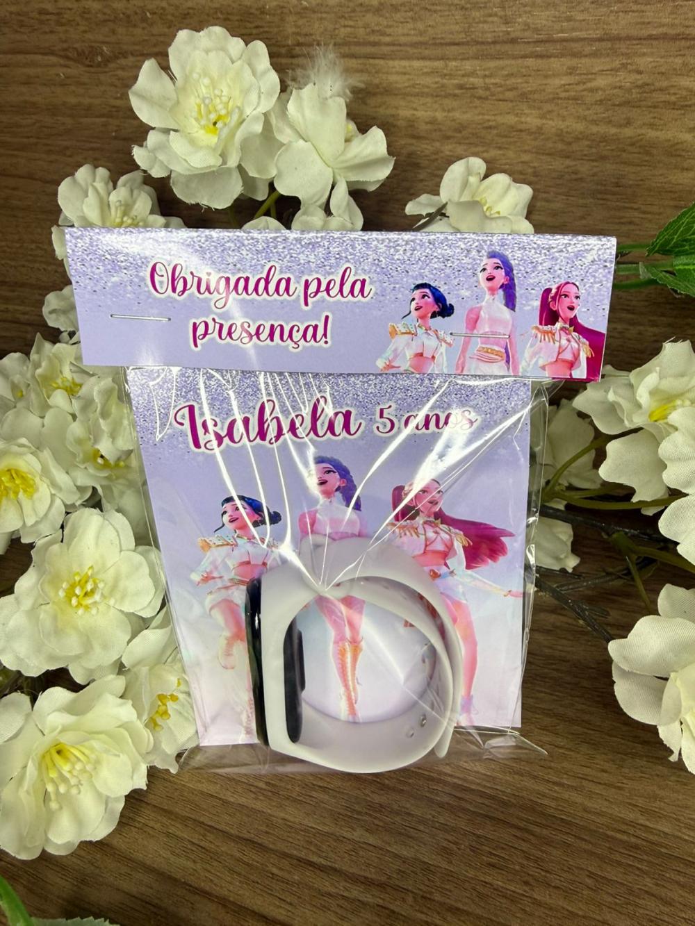 Relógio Digital Infantil Personalizado Guerreiras do Kpop