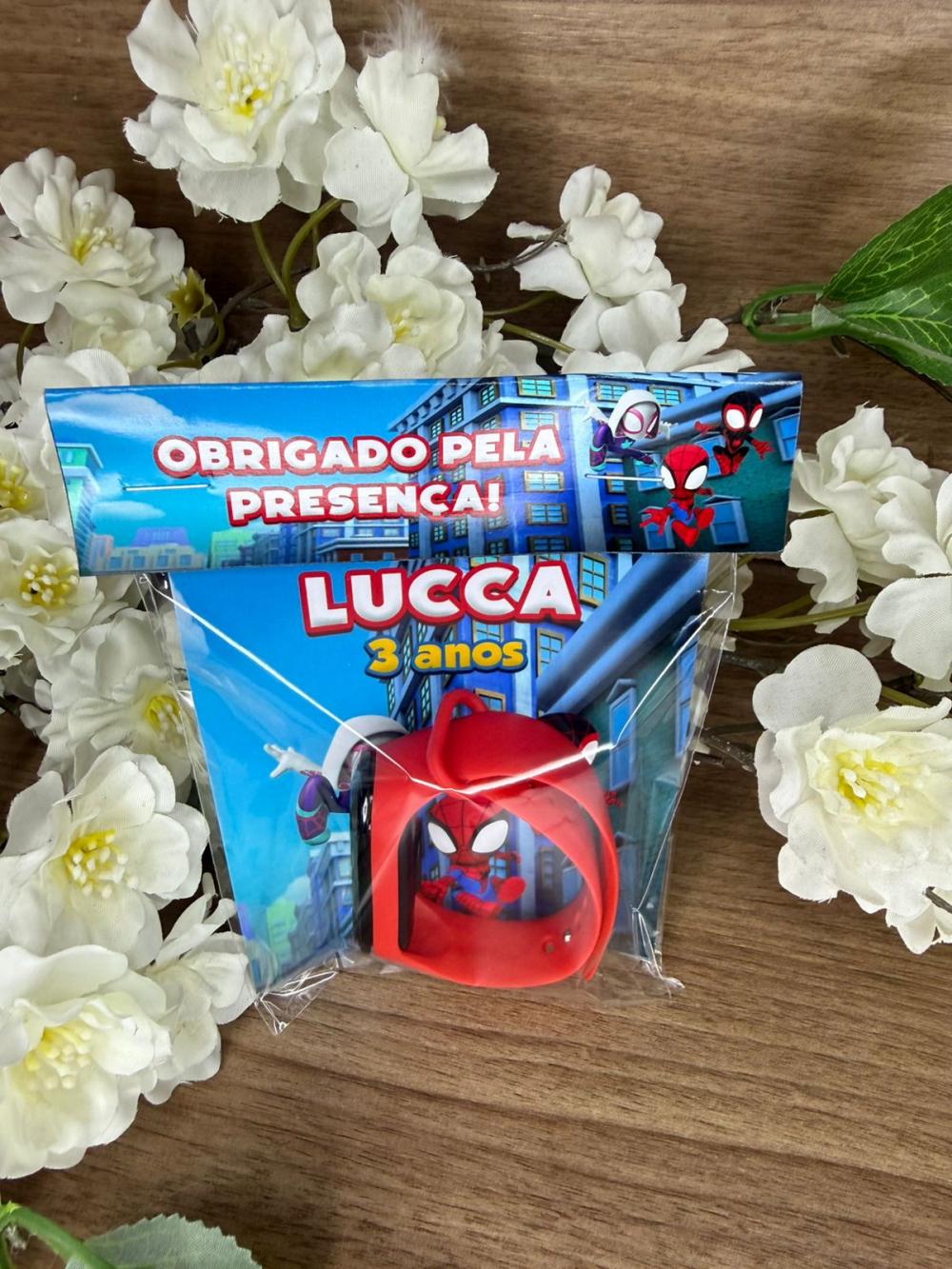 Relógio Digital Infantil Personalizado Spidey E Seus Amigos