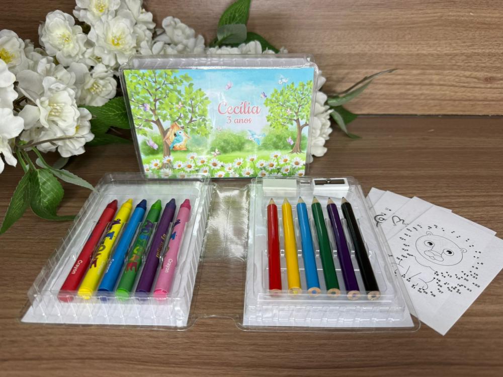 Estojo de Pintura 20 Peças Jardim
