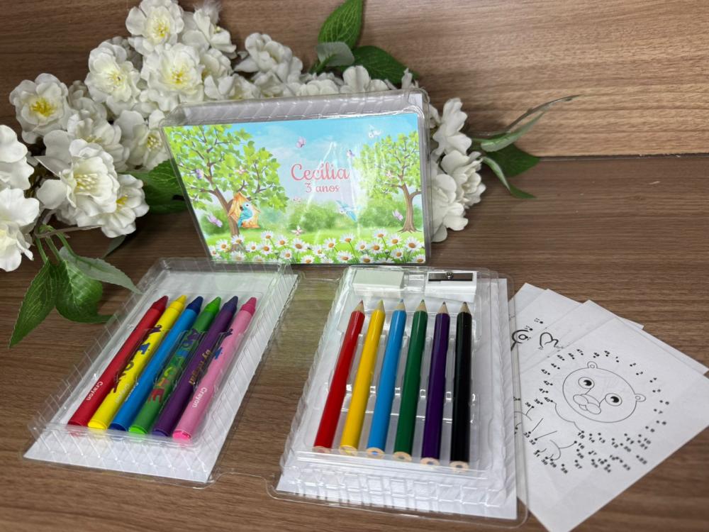 Estojo de Pintura 20 Peças Jardim