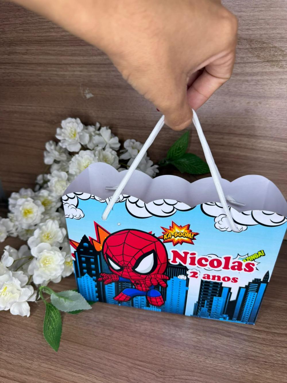 Estojo de Pintura 30 peças + Sacolinha Homem Aranha