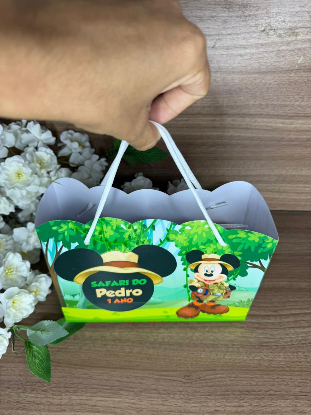Estojo de Pintura 30 peças + Sacolinha Mickey Safari