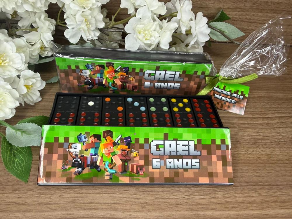 Dominó Personalizado Minecraft