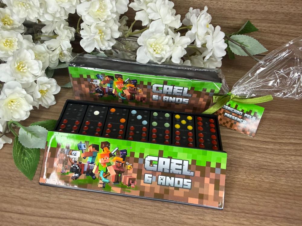 Dominó Personalizado Minecraft