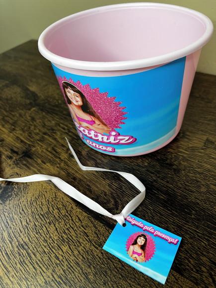Balde Personalizado 1,5 l Barbie