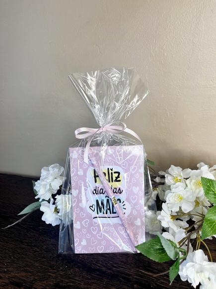 Bloquinho com Lapis Personalizado 14x10 Dia das Mães
