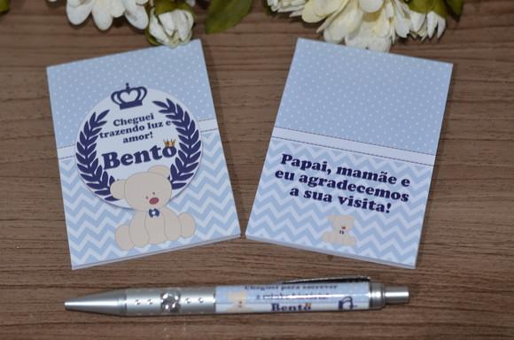 Bloquinho Personalizado com Caneta