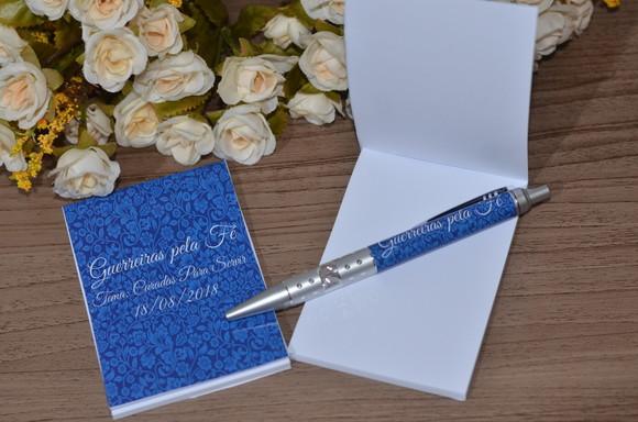 Bloquinho Personalizado com Caneta