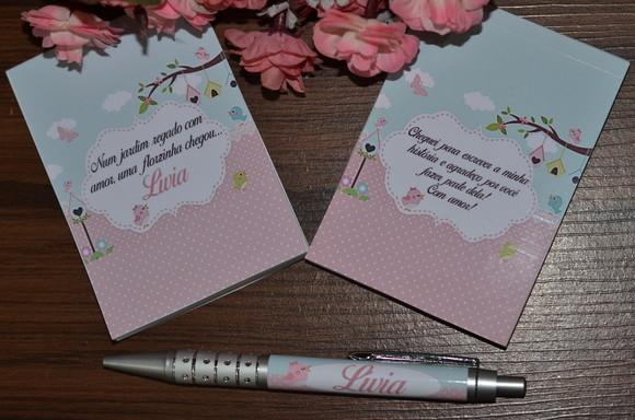 Bloquinho Personalizado com Caneta