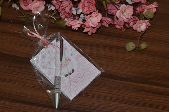 Bloquinho Personalizado com Caneta