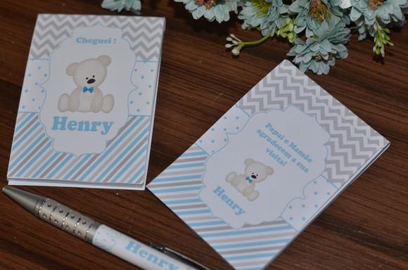 Bloquinho Personalizado com Caneta