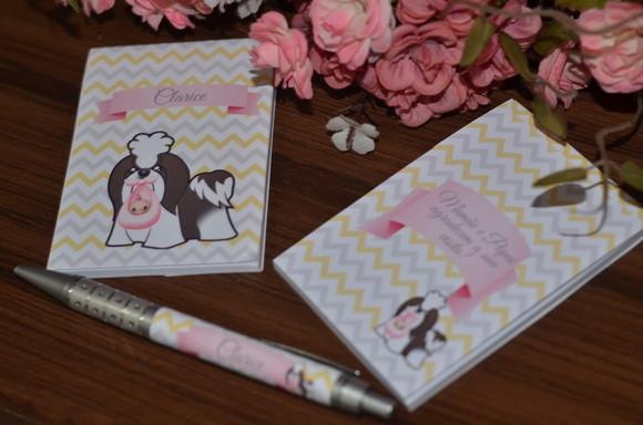 Bloquinho Personalizado com Caneta