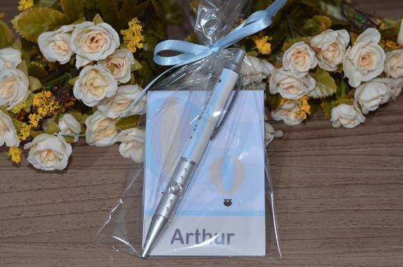 Bloquinho Personalizado com Caneta Balão