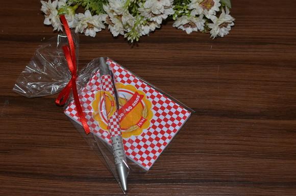 Bloquinho Personalizado com Caneta Boteco