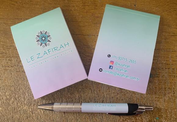 Bloquinho Personalizado com Caneta Brinde de Lojas Atacado