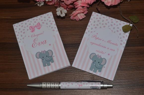 Bloquinho Personalizado com Caneta Elefante