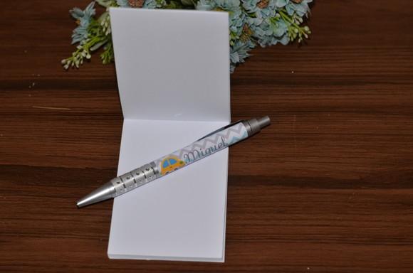 Bloquinho Personalizado com Caneta Fusca