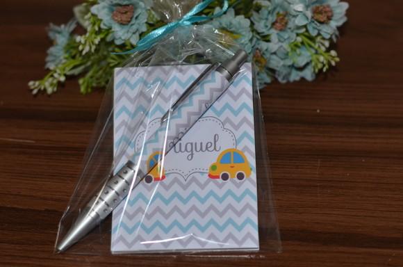 Bloquinho Personalizado com Caneta Fusca