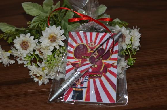 Bloquinho Personalizado com Caneta Mickey Mágico