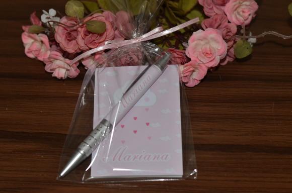 Bloquinho Personalizado com Caneta Nuvem