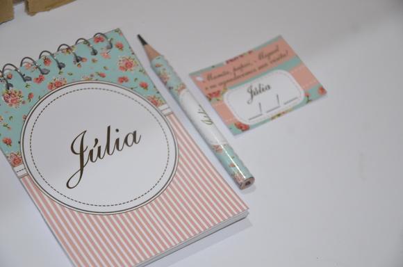 Bloquinho Personalizado com Lápis