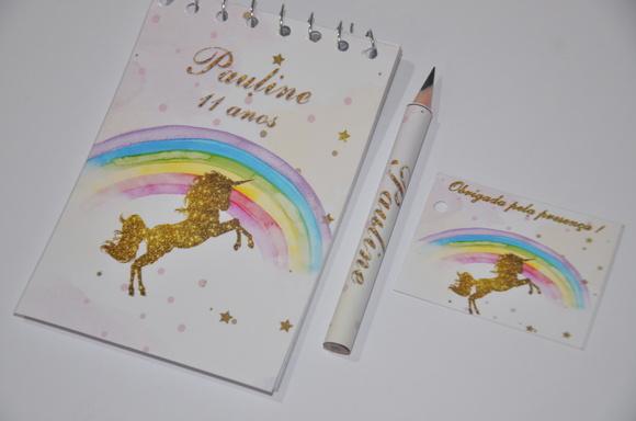 Bloquinho Personalizado com Lápis