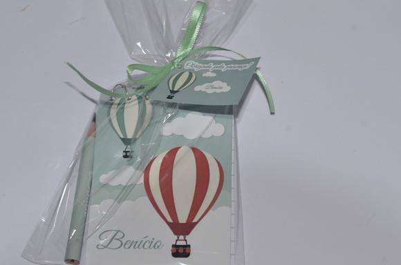 Bloquinho Personalizado com Lápis Balão
