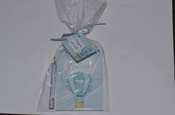 Bloquinho Personalizado com Lápis Balão Chevron
