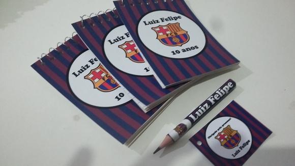 Bloquinho Personalizado com Lápis Barcelona