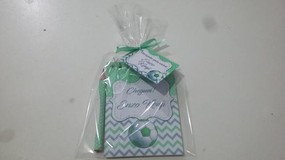 Bloquinho Personalizado com Lápis Bola