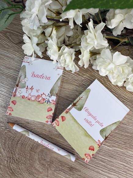 Bloquinho Personalizado com Lápis Bosque