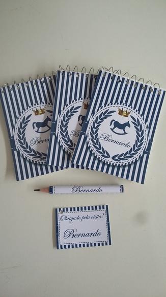 Bloquinho Personalizado com Lápis Cavalinho
