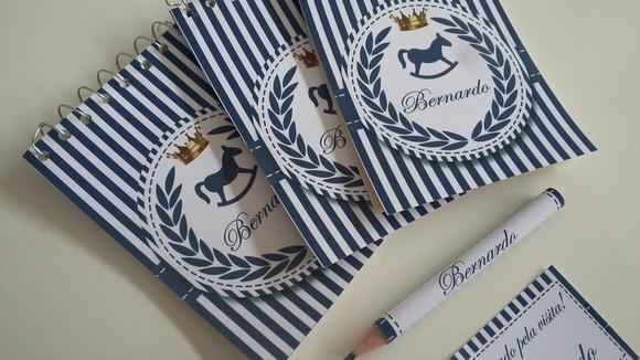 Bloquinho Personalizado com Lápis Cavalinho