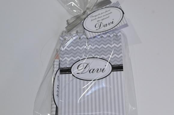 Bloquinho Personalizado com Lápis Chevron